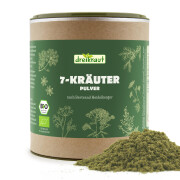 Bio-7-Kräuter-Pulver nach Bertrand Heidelberger, 7-Kräuterstern, 100g