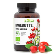 Bio-Hagebutten-Kapseln, 500mg, 160 Stück, ohne...