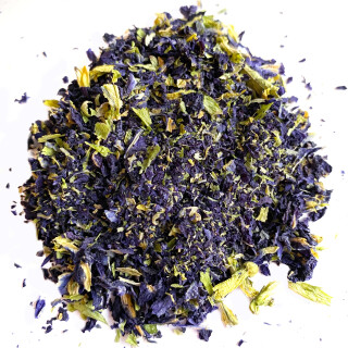 Anchan Blautee Schmetterlingserbse, ganze Blüten, Großpackung 1 kg