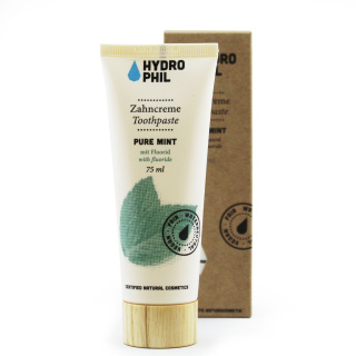 Hydrophil Zahncreme Pure Mint - MIT Fluorid - 75ml