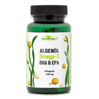 Omega 3 Algenöl DHA & EPA kontrollierter Anbau in Aquakulturen