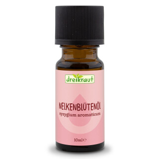 Nelkenöl Bio, Nelkenblütenöl, ätherisch, 100% naturrein 10 ml