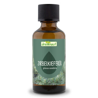 Zirbenöl Bio, Zirbelkiefer, 100% naturrein, ätherisch, Wildsammlung, 50 ml