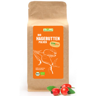 1 kg Bio Hagebuttenpulver hoher Vitamin C Gehalt Stärkung des Immunsystems