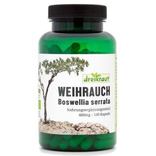 Weihrauch-Extrakt - Boswellia Serrata - 400mg, 140 Kapseln