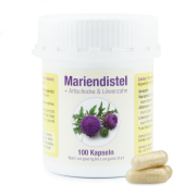 Mariendistel-Extrakt, 100 Kapseln, mit Artischocke und...