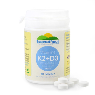 D3 K2 Vitamin Tabletten